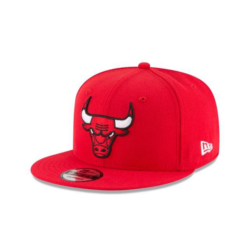 NBA Chicago Bulls Basic 9Fifty Snapback (QAI8265) - Red New Era Caps